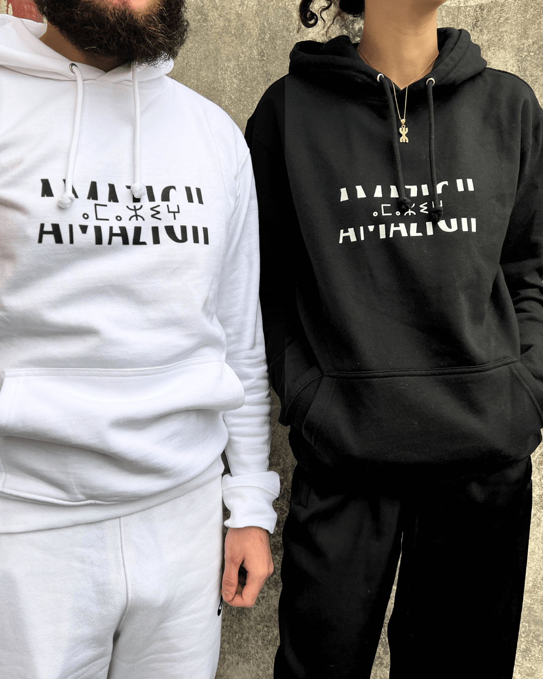 Sweat à capuche "AMAZIGH 2X" - Unisexe